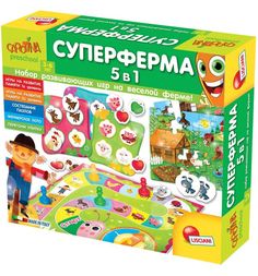 Паззл Lisciani Carotina Baby 5 в 1 Суперферма