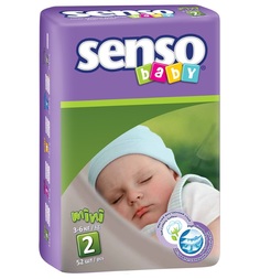 Подгузники Senso Baby Mini (3-6 кг) 52 шт.