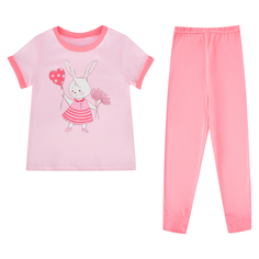 Пижама футболка/брюки Котмаркот, цвет: розовый