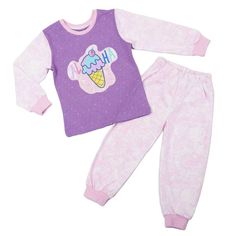 Пижама джемпер/брюки Batik, цвет: розовый/фиолетовый БАТИК