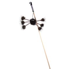 Дразнилка для кошек GoSi Норковый паук на веревке, 5х70 см
