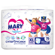 Трусики-подгузники Mary, р. 4+, 11-18 кг, 76 шт