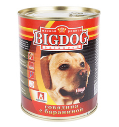 Влажный корм Зоогурман Big Dog, говядина/баранина, 850 г