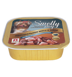 Влажный корм Зоогурман Smolly Dog для взрослых собак мелких пород, индейка с потрошками, 100г