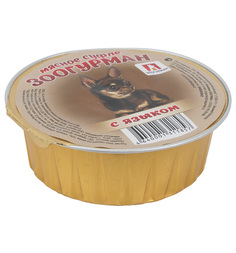 Влажный корм Зоогурман мясное суфле для взрослых собак, с языком, 100г