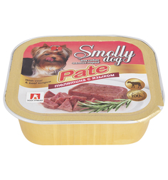 Влажный корм Зоогурман Smolly Dog для взрослых собак, телятина/язык, 100г