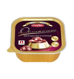 Влажный корм Зоогурман СпецМяс Деликатес для взрослых собак, желудочки куриные, 150г