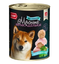 Влажный корм Зоогурман Мясные Фрикадельки для взрослых собак, индейка, 850г