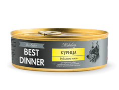 Влажный корм Best Dinner для взрослых собак, Курица, 100 г