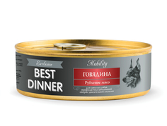 Влажный корм Best Dinner для взрослых собак, Говядина, 100 г