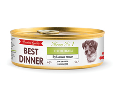 Влажный корм Best Dinner для взрослых собак, С ягненком, 100 г