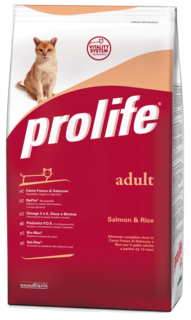 Сухой корм Prolife, Лосось и рис, 400 г