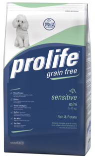 Сухой корм Prolife Sensitive для взрослых собак, Рыба и картофель, 2 кг