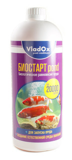 Vladox, Биостарт pond 1000 мл на 20000 л
