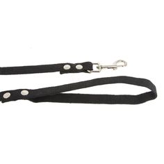 Каскад Поводок брезентовый со стальным карабином, 20 мм*10.0 м