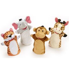 Плюшевые куклы на руку Melissa&Doug Зоопарк