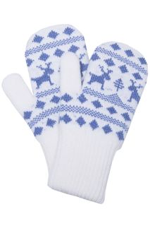 Варежки Finn Flare, цвет: белый