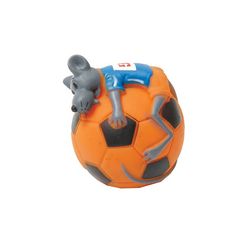 Игрушка Каскад Мышь на футбольном мяч, 10 см