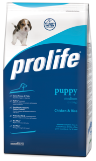 Сухой корм Prolife для щенков, Курица и рис, 800 г