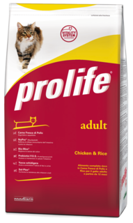 Сухой корм Prolife, Курица и рис, 400 г