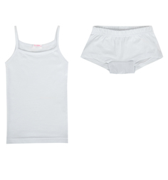 Комплект майка/трусы-шорты Takro, цвет: белый