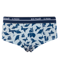 Трусы Белый Слон, цвет: голубой/синий