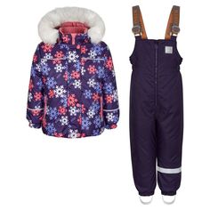 Комплект куртка/полукомбинезон Kisu, цвет: фиолетовый