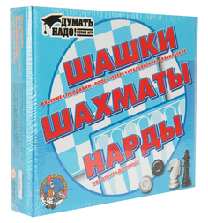 Настольная игра Десятое Королевство шашки+нарды+шахматы