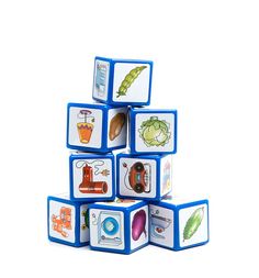 Развивающие кубики Десятое Королевство Кубики-лото, 8 см