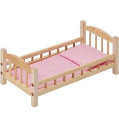 Набор мебели для кукол Paremo Кроватка розовый текстиль