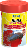 TetraBetta LarvaSticks корм в форме мотыля для петушков и других лабиринтовых рыб 100 мл