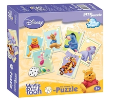 Пазл Step Puzzle игра Медвежонок Винни. Кубик-Puzzle Disney