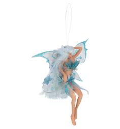 Декоративная подвеска Winter Wings Эльф в голубой одежде 16 см