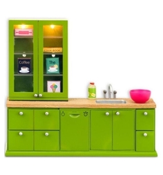 Мебель для кукол Lundby Смоланд Кухонный набор с буфетом