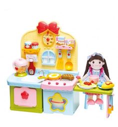 Игровой набор Dalimi Кухня с куклой