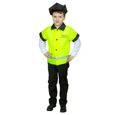 Карнавальный костюм Издательство Учитель Таксист куртка/головной убор, цвет: зеленый