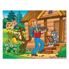 Кубики Step Puzzle Союзмультфильм. Простоквашино