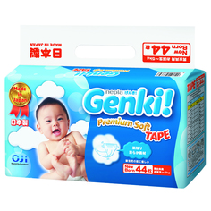 Подгузники Genki (0-5 кг) 44 шт. Genki!