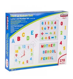 Набор Pilsan с буквами и цифрами Innovative Letters & Numerical (178 дет.)