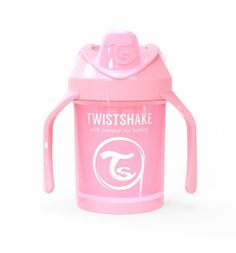 Поильник Twistshake Mini cup, цвет: розовый