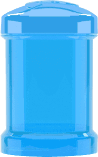 Контейнер Twistshake для сухой смеси, цвет: синий