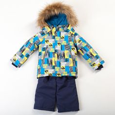 Комплект куртка/полукомбинезон Batik Дарк, цвет: синий БАТИК