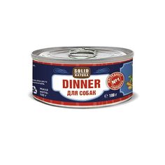 Влажный корм Solid Natura Dinner для взрослых собак, 100 г