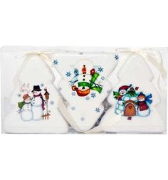 Елочное украшение Winter Wings Елочки снеговики