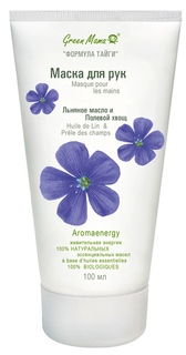 Маска Green Mama Льняное масло и Полевой хвощ Aromaenergy, 100 мл