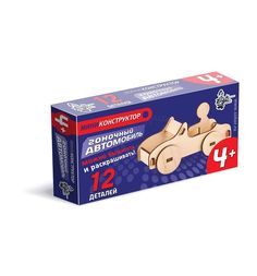 Конструктор-мини Десятое Королевство Гоночный автомобиль, (12 дет.)