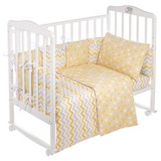 Комплект постельного белья Sweet Baby Colori Giallo, цвет: желтый 4 предмета наволочка 40 х 60 см