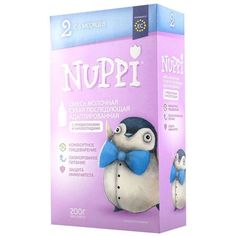 Молочная смесь Nuppi 2 адаптированная 6-12 месяцев, 200 г
