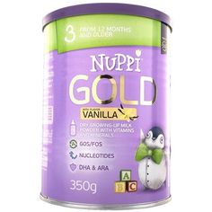 Молочный напиток Nuppi Gold 3 Ваниль с 12 месяцев, 350 г