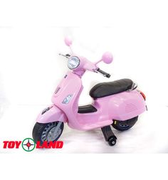 Электромобиль Toyland Vespa XMX 318, цвет: розовый